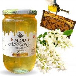 Miód Akacjowy 1 KG Świeży...