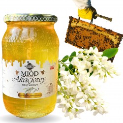 Miód Akacjowy 1.2 KG Zbiór 2025r.